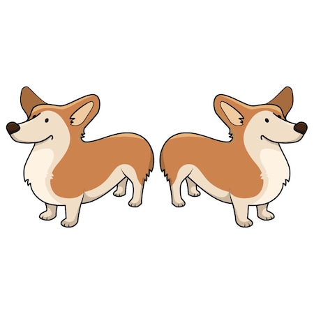 Signmission Pembroke Welsh Corgi Dog Decal, Dog Lover Decor Vinyl Sticker D-24-Pembroke Welsh Corgi